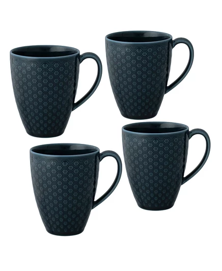 Кружки Noritake Kikko 470 мл, набор 4 шт., синие