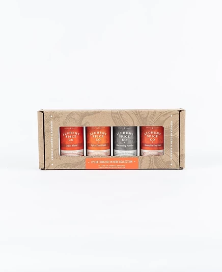 Набор острых приправ Alchemy Spice, 4 шт, белый