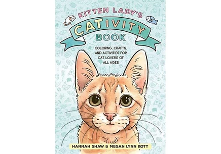 Книга Kitten Lady's CATivity Book, раскраски и задания
