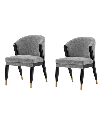 Обеденные стулья Manhattan Comfort Ola, 2 шт., серые