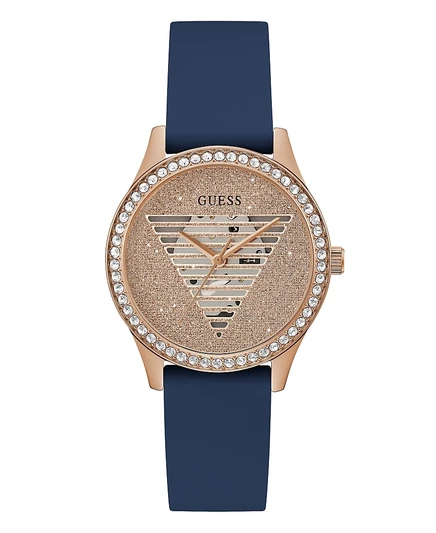 Женские часы Guess GW0530L3 38 мм, синий силикон