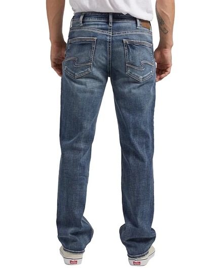 Мужские джинсы Silver Jeans Co. Grayson прямые, синие