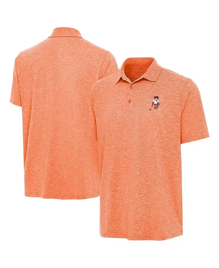 Мужская рубашка-поло Antigua Par 3 с вышивкой Clemson, оранжевая