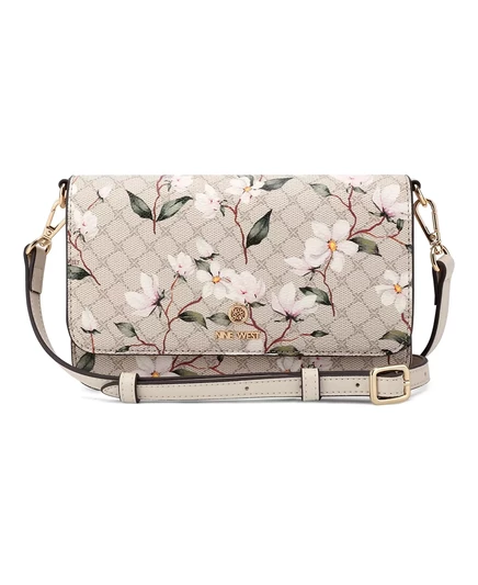  Сумка через плечо для телефона Lockup 9  floral logo milk