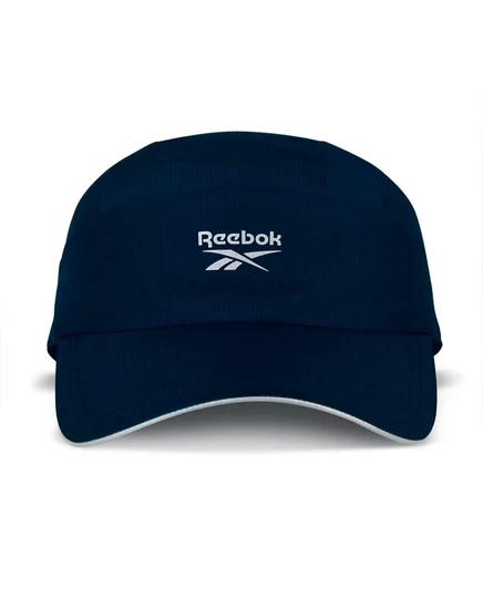 Мужская беговая кепка Reebok с регулировкой сзади, синяя