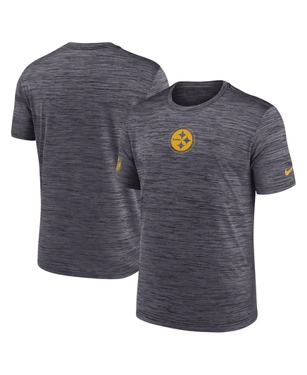 Мужская футболка Nike Sideline Velocity Steelers, черная