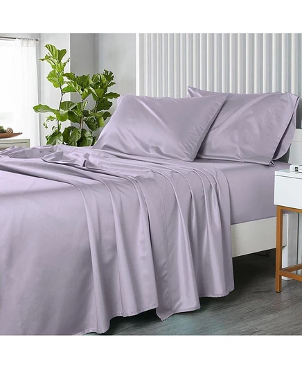 Комплект Egyptian Linens CoolPlus из бамбука, фиолетовый