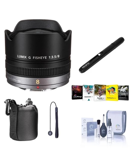 Объектив Panasonic Lumix G Fisheye 8 мм f/3.5, черный