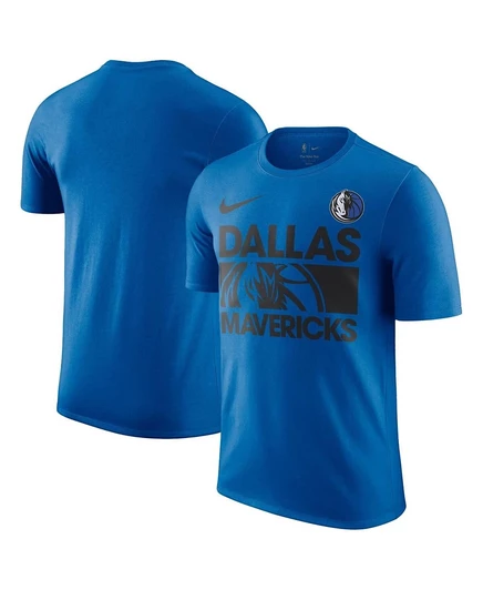Мужская футболка Nike Dallas Mavericks с принтом, синяя