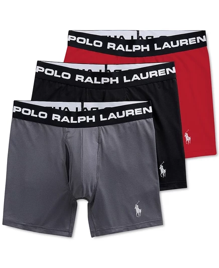 Мужские боксеры Polo Ralph Lauren 3 шт., мультиколор