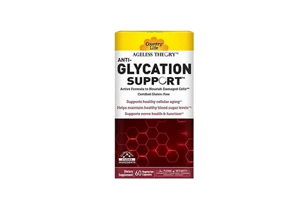 БАД Country Life Anti Glycation Support, 60 растительных капсул