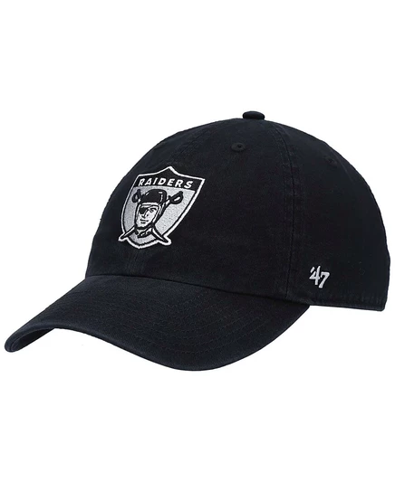 Мужская кепка 47 Brand Raiders Clean Up Legacy, черная