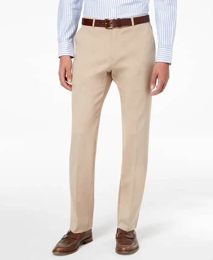 Мужские брюки Tommy Hilfiger Modern Fit TH Flex, бежевые
