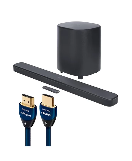 Саундбар JBL Bar 500 MK2 5.1 с HDMI-кабелем 3 м, черный