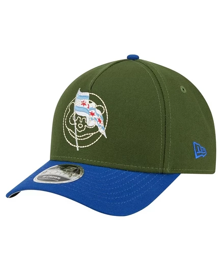 Мужская бейсболка New Era 9FORTY Chicago Cubs, темно-зеленая