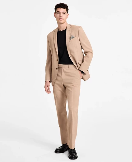 Мужской костюм Kenneth Cole Reaction slim-fit, бежевый