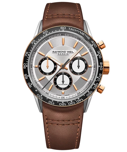 Мужские часы Raymond Weil Freelancer, хронограф, серебристые