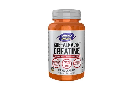 Креатин Now Foods Kre Alkalyn, 120 капсул без цвета
