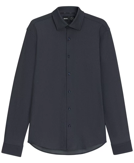 Мужская рубашка из джерси от Hugo Boss dark blue