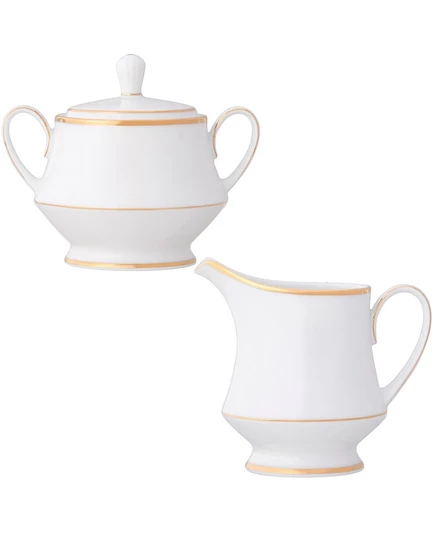 Набор сахарницы и молочника noritake heritage, золотая отделка