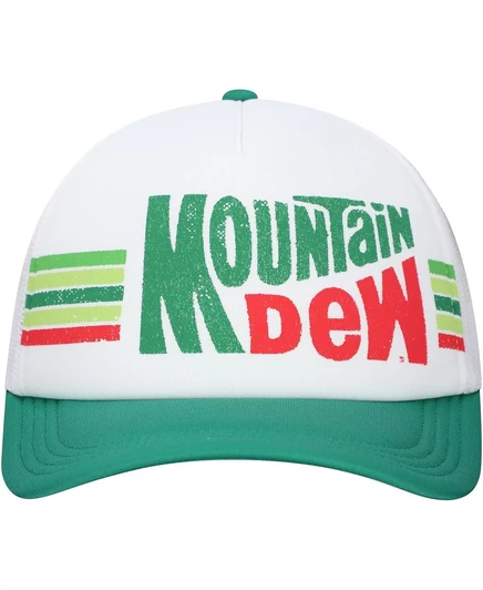 Мужская бейсболка LIDS Mountain Dew с сеткой, белая