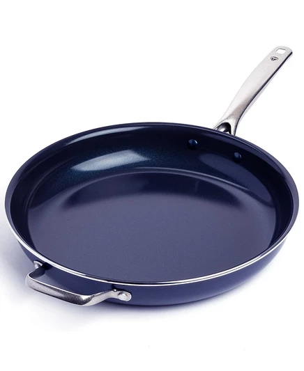 Сковорода Blue Diamond Family Feast 14″ керамическая, синяя