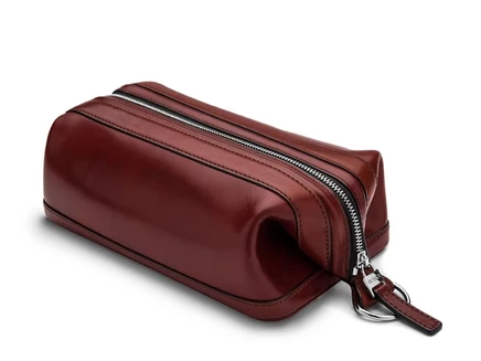 Мужской несессер Bosca Old Leather 25 см на молнии, коричневый
