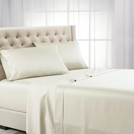 Комплект простыней Egyptian Linens, 600 нитей, бежевый