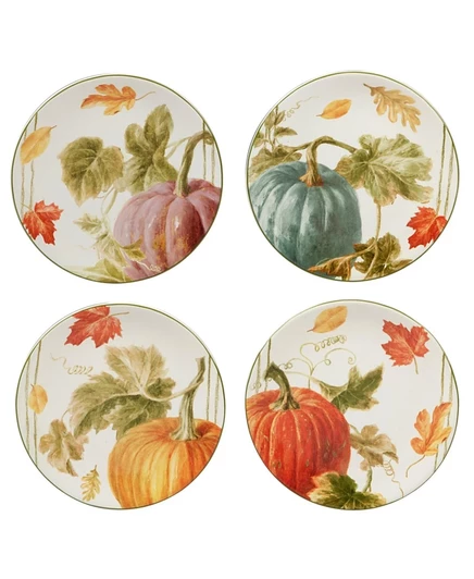 Набор десертных тарелок Certified International Autumn Harvest, 9″, оранжевые