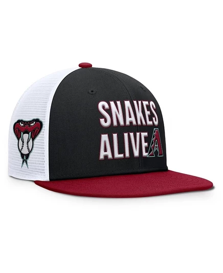 Мужская кепка-тракер Nike Arizona Diamondbacks Pro, черно-бордовая