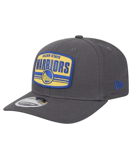 Мужская кепка New Era 9SEVENTY с лого Golden State Warriors, серая