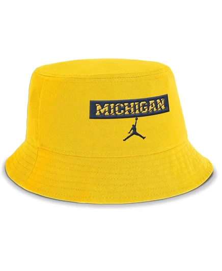 Мужская кепка-панама Jordan из кукурузы Michigan Wolverines Apex maize