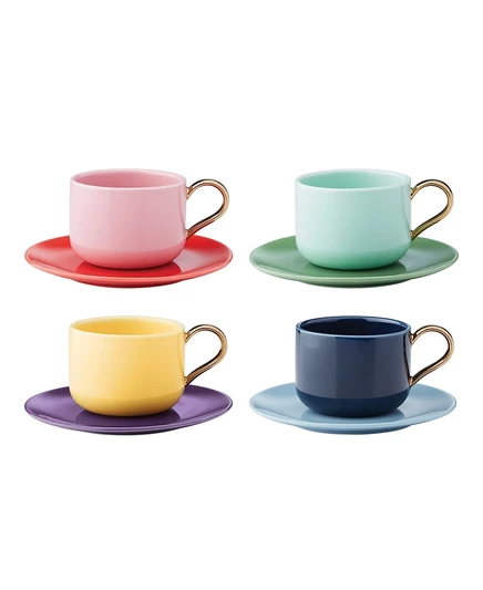 Набор чашек kate spade new york Make It Pop, 4 шт., желтый