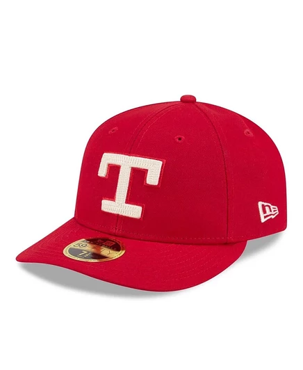 Мужская кепка New Era 59FIFTY Texas Rangers, красная