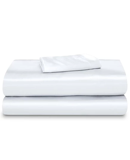 Комплект сатиновых простыней Bare Home, белый
