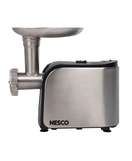 Кухонная электрическая мясорубка NESCO FG-180, серебристая