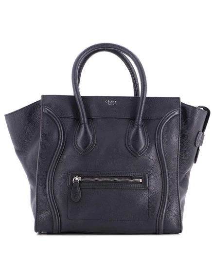 Женская сумка Pre-Owned Celine Mini Luggage, кожа, черная