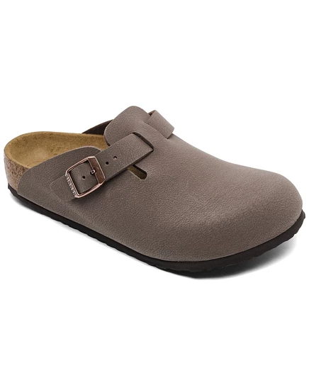 Детские сабо Boston Birkibuc от Birkenstock от Finish Line коричневого цвета