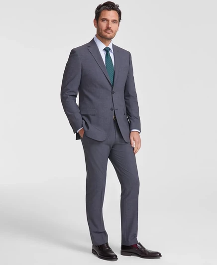 Мужской костюм DKNY Modern-Fit Nested, серый