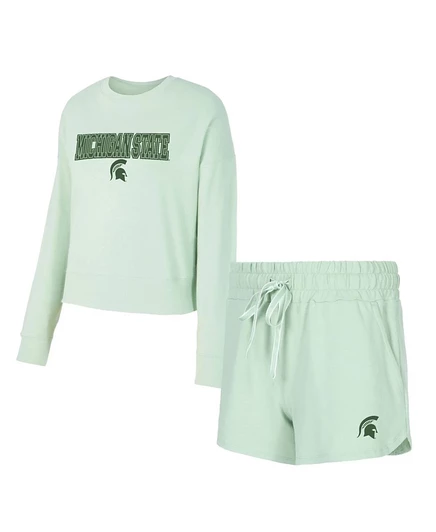 Женский комплект Concepts Sport Michigan State, салатовый