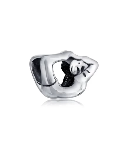 Набор шармов Bling Jewelry Инь-Янь и йога, серебристые