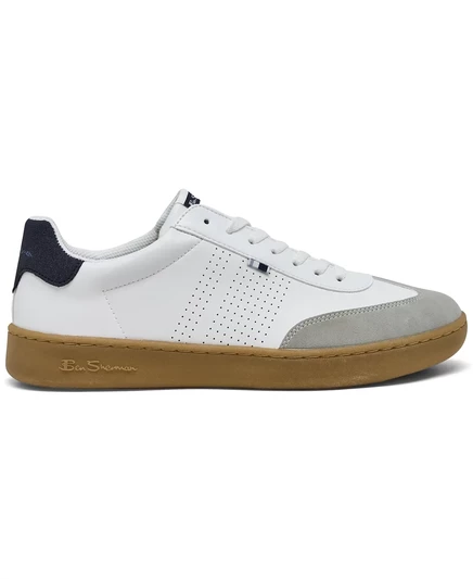 Мужские повседневные кроссовки Ben Sherman Glasgow Low от Finish Line white, navy, gum