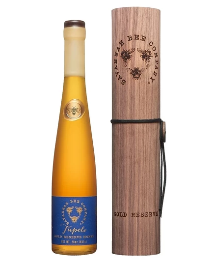 Мёд Savannah Bee Tupelo Reserve 567 г в золотом флаконе