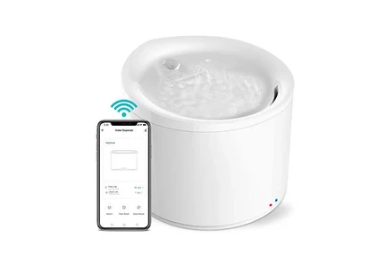 Автопоилка eco4life WiFi 2,5 л, белая