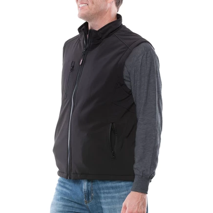 Мужской утеплённый софтшелл жилет refrigiwear, черный