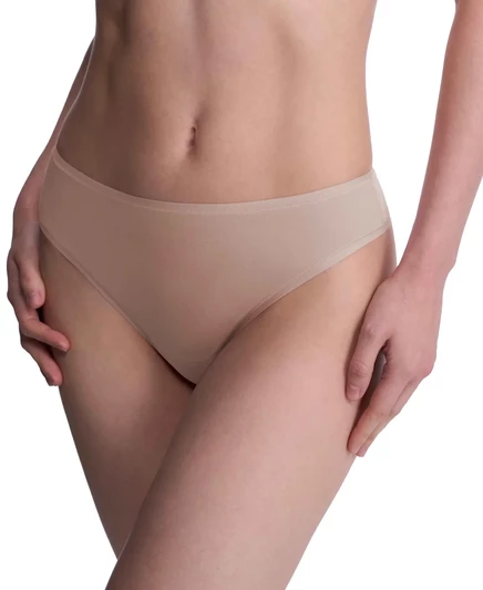 Женское нижнее белье-стринги Natori Women's Bliss Bare из хлопка 771346 cafe