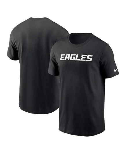 Мужская черная футболка Nike Philadelphia Eagles Prime Time Wordmark Essential от Nike black