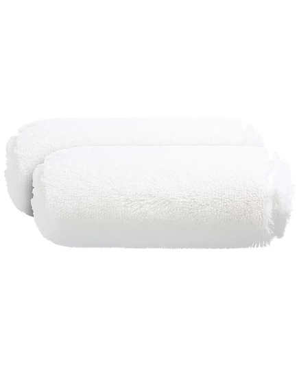 Декоративные валики Cheer Collection Shaggy, 2 шт., 20×61 см, белые