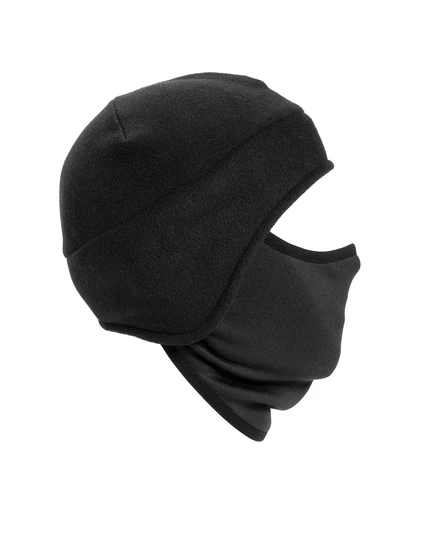 Унисекс шапка MUK LUKS из флиса со маской, черная