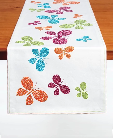 Дорожка для стола Tableau Bright Butterflies 183×36 см